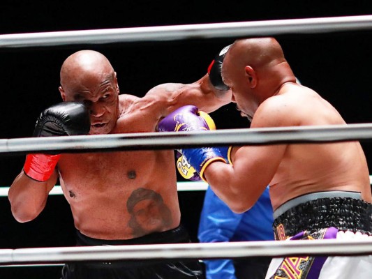 El regreso de Mike Tyson termina en empate con Jones Jr.&nbsp;&nbsp;