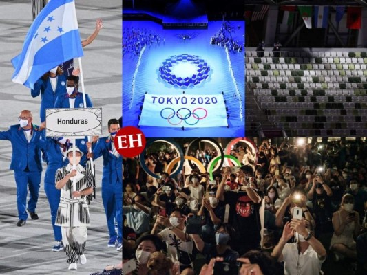 Así fue la inusual inauguración de los Juegos Olímpicos de Tokyo 2020