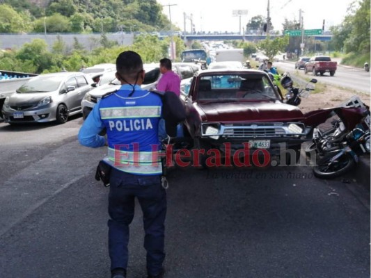 El 50% del tráfico se genera por los accidentes viales en la capital de Honduras