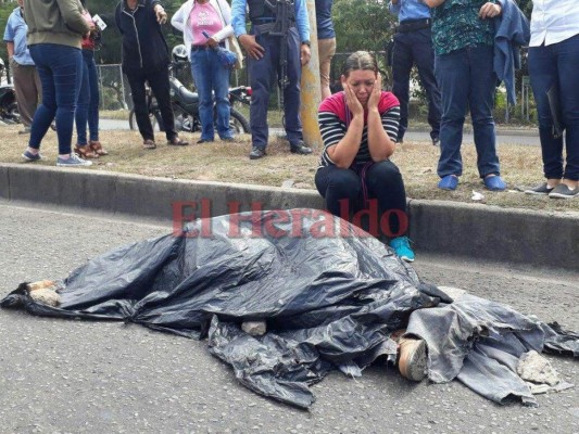 Camión cisterna atropella y mata a peatón en el anillo periférico de la capital de Honduras