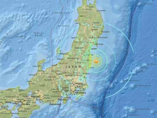 Fuerte terremoto en Japón dispara alerta de tsunami