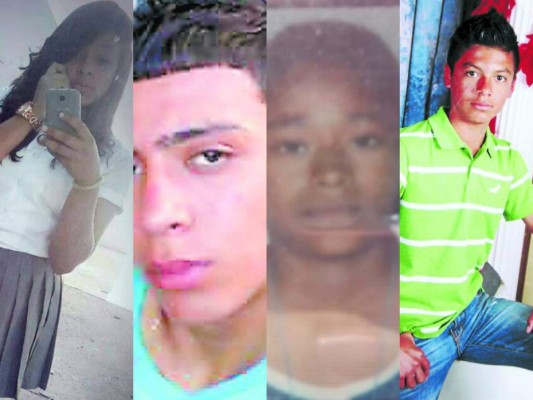 Estudiantes del Instituto Central Vicente Cáceres que han sido asesinados