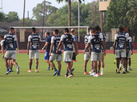 FOTOS: Así fue el duro entreno de la Selección de Honduras previo al duelo contra Curacao