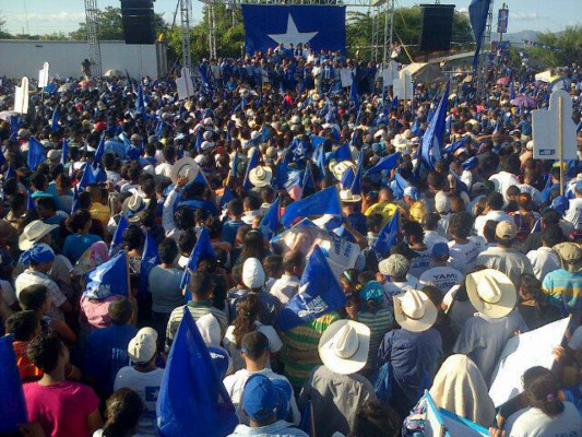 Partido Nacional cierra campaña en San Pedro Sula