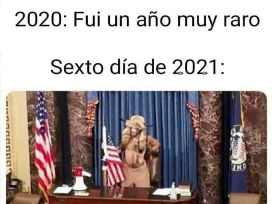 Los ocurrentes memes que dejó la invasión al Capitolio de Estados Unidos