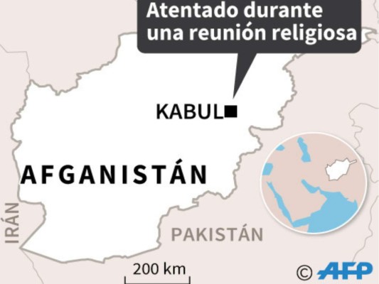 Al menos 43 muertos por un atentado en una reunión religiosa en Kabul