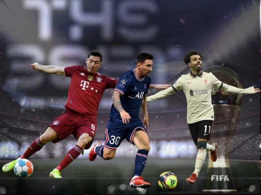 Lewandowski, Messi y Salah, finalistas del 'The Best' de la FIFA  