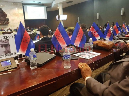 Diputados sujetos a sanción por pintar banderas del Congreso Nacional