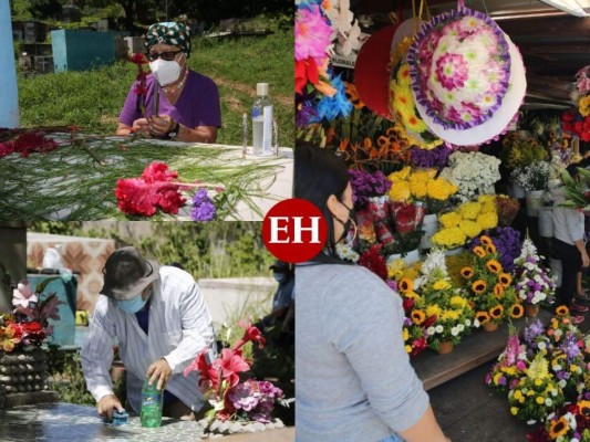 Así coronaron los capitalinos a sus difuntos este fin de semana (FOTOS)