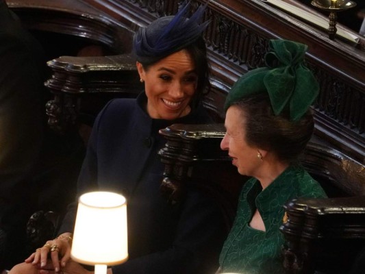 Elegante y discreta, así lució Meghan Markle en la boda de la princesa Eugenia