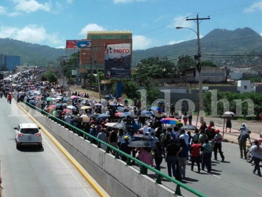 La mega marcha del MEU el domingo 10 de julio en #TGU