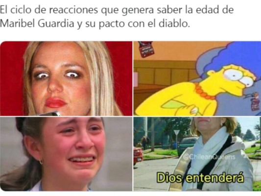 Los memes por el cumpleaños 60 de la costarricense Maribel Guardia