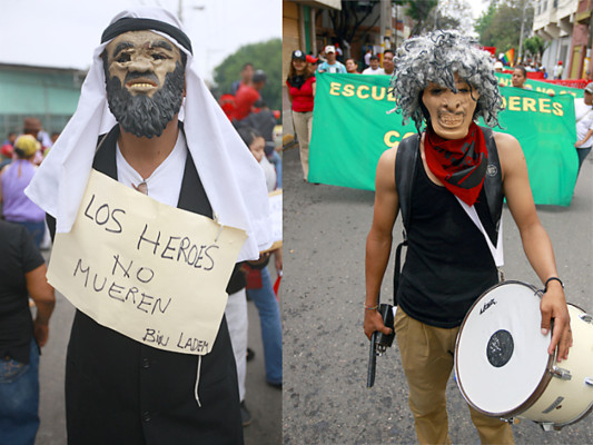 Las imágenes más curiosas de la celebración del Día del Trabajador en Honduras