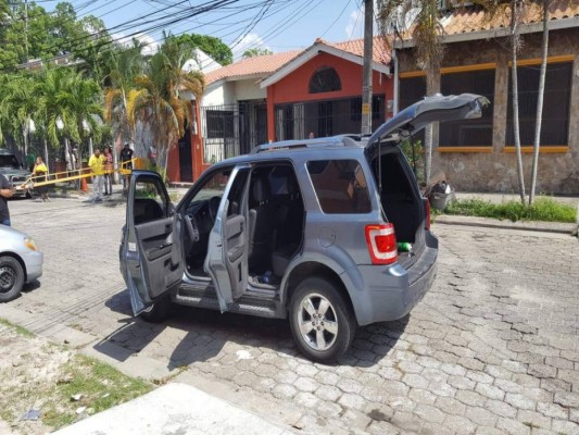 Así quedó la escena de la masacre en Jardines del Valle en SPS