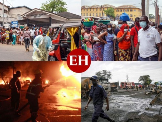 Las dolorosas escenas tras la explosión que ya suma 98 muertos en Sierra Leona