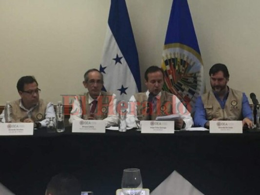 Observadores de la OEA reconocen coincidencias de resultados en actas de todos los partidos