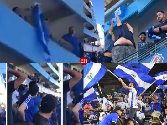 Maltrato a la Bandera de Honduras en El Salvador generó repudio en las redes sociales