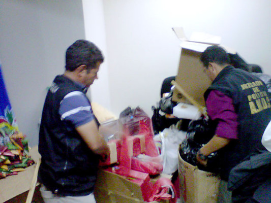 Confiscan 200 mil en pólvora