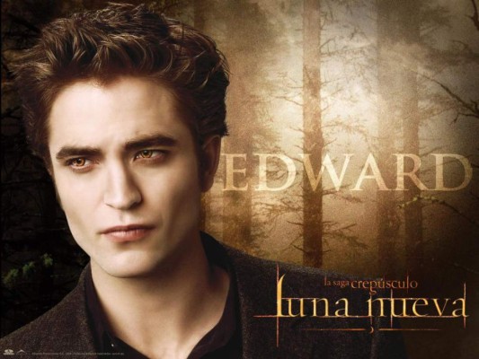 El actor Edward Cullen, protagonista de Crepúsculo, la exitosa saga de vampiros.