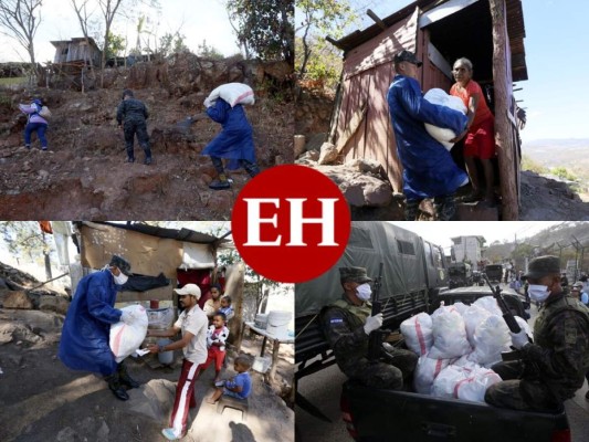 FOTOS: Inicia distribución del 'saco solidario' en colonia Los Pinos