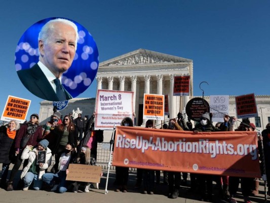 Joe Biden pide apoyar el derecho al aborto en aniversario de histórico fallo&nbsp;&nbsp;