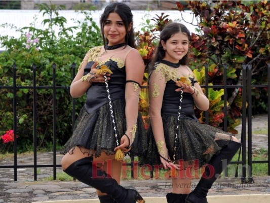 Bellas palillonas del Guillén Zelaya deslumbran con espectacular show (FOTOS)