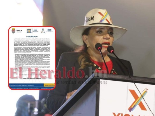 Consejo de Educación Superior felicita a Xiomara Castro y promete unir esfuerzos para contrarrestar los problemas del país