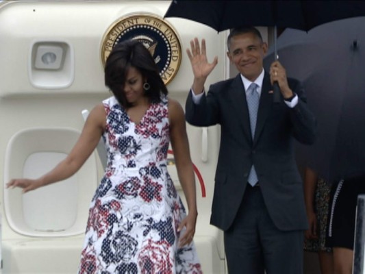 La histórica llegada de Barack Obama a Cuba