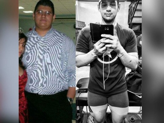 El radical cambio de un joven hondureño con sobrepeso