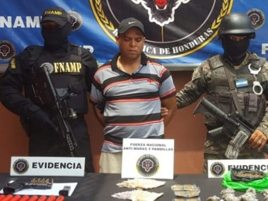 Capturan a 'El Perico', el mayor distribuidor de droga de la MS-13 en la zona sur