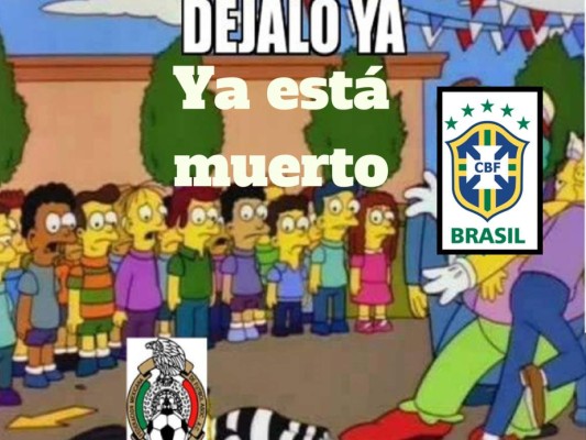 Los memes de la derrota de México ante Brasil en los octavos de Rusia 2018