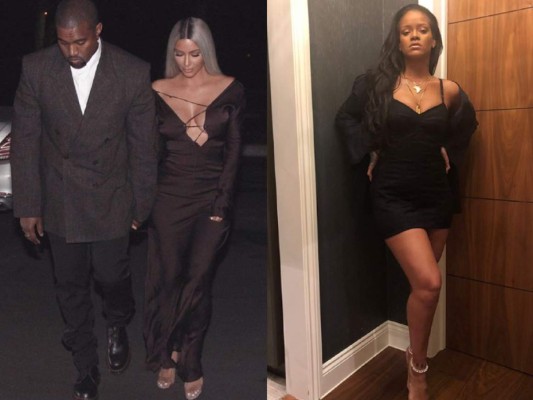 ¿Kim Kardashian celosa de Rihanna por culpa de Kanye West?