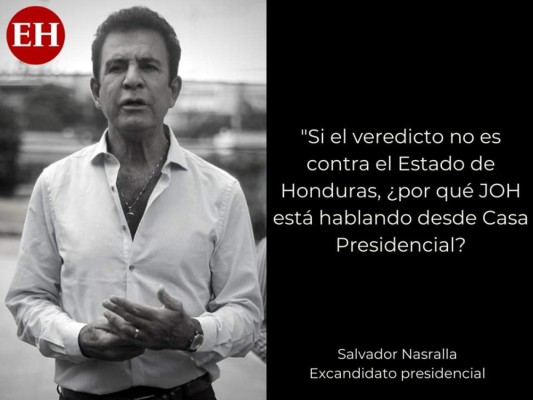 FOTOS: Polémicas declaraciones de Nasralla luego que se conociera el veredicto de culpabilidad contra Tony