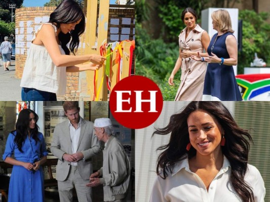 FOTOS: Los looks de Meghan Markle durante su visita a Sudáfrica   