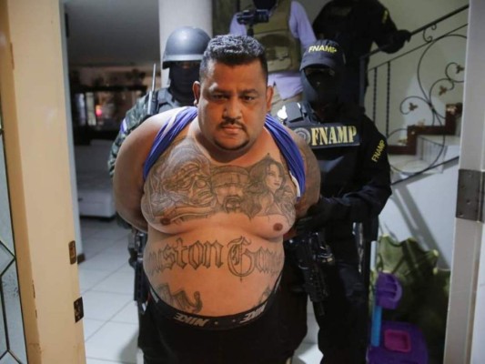 Los rostros de cabecillas de maras y pandillas capturados en Honduras