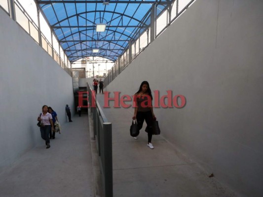Imágenes del primer túnel peatonal en la capital de Honduras