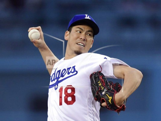 Maeda poncha a 12 y remolca 2 y Dodgers blanquean a Padres