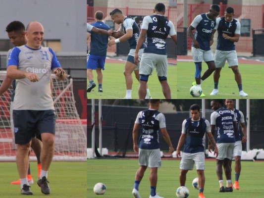 FOTOS: Así fue el duro entreno de la Selección de Honduras previo al duelo contra Curacao
