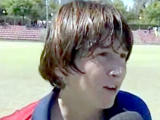 Lionel Messi cumple 12 años años con el Barcelona