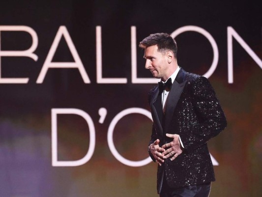 Así vivió Messi la entrega de su séptimo Balón de Oro (Fotos)