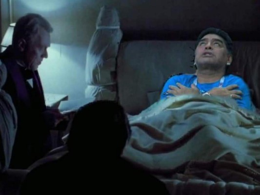 Diego Maradona es víctima de memes por su celebración en el triunfo de Argentina