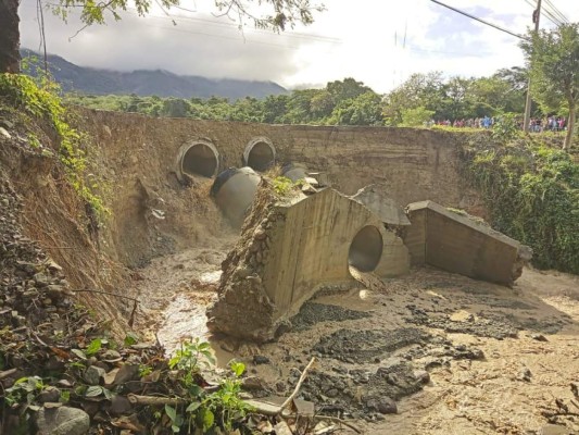 Lugares que se convirtieron en zona de riesgo por derrumbes tras tormentas que azotaron Honduras (FOTOS)