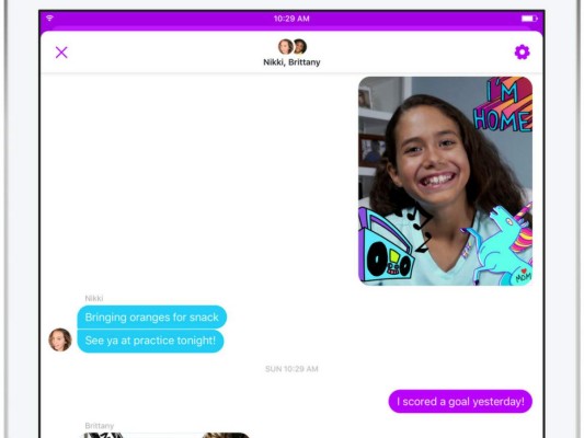 Facebook lanza Messenger para niños
