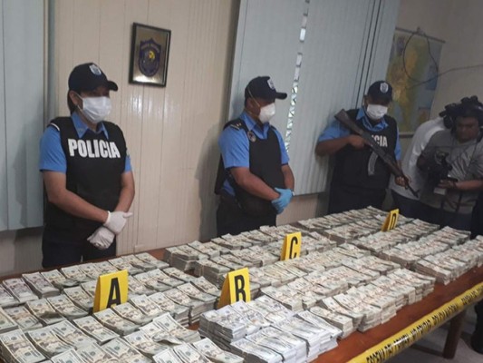 Policía de Nicaragua decomisa 3.6 millones de dólares&nbsp;&nbsp;