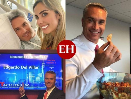 Edgardo del Villar, el periodista de Telemundo que enfrentó el cáncer con positivismo