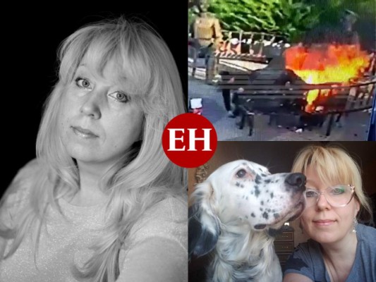 Irina Slavina, la periodista rusa que se prendió fuego en un parque (FOTOS)