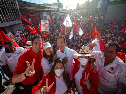 Xiomara Castro visitó Choluteca junto a Nasralla y Doris Gutiérrez