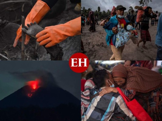 Las imágenes más angustiantes de la erupción volcánica en Indonesia