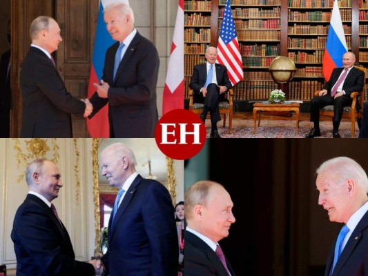 La cumbre entre Joe Biden y Vladimir Putin en Ginebra en imágenes