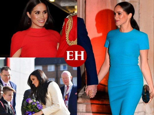 Meghan Markle y el príncipe Harry regresaron a Inglaterra por unos días para representar a la realeza por última vez, tras el anuncio de su salida de la Familia Real. Fotos: AFP/AP